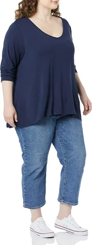 Vista 3 de Tienda Essentials - 2 Camisetas de manga 34 con cuello en V para mujer