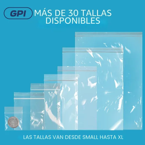 Vista 6 de GPI - Bolsas con cremallera de 7 x 10 pulgadas, bolsas de plástico transparente con cierre con cierre superior resellable para sándwiches