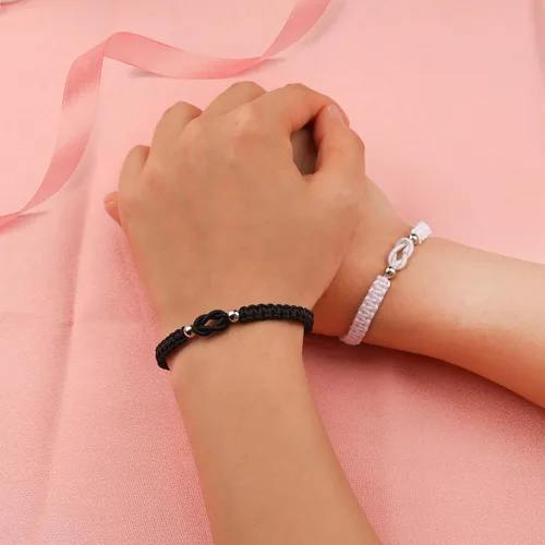 Vista 3 de Pulseras a juego para parejas, aniversarios, cumpleaños, día de San Valentín, regalos de Navidad