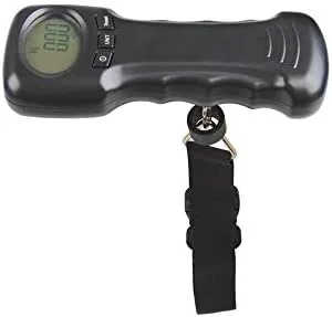 Vista 4 de YXYX Báscula colgante con pantalla LCD de 110.2 lbs de viaje, 5 piezas de alta precisión (precisión 0.35 oz, carga nominal 110.2 lbs)