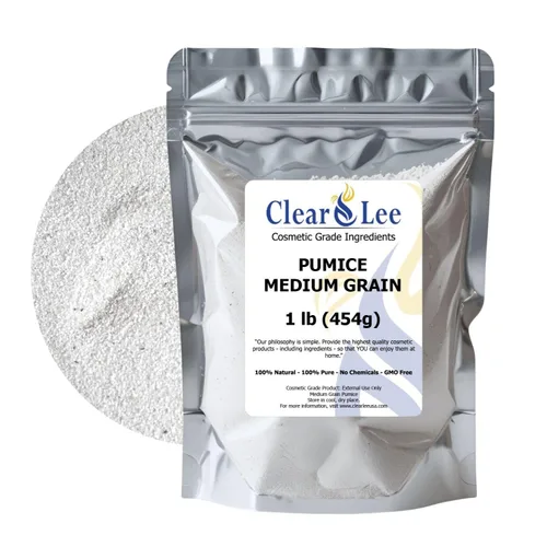 Vista 10 de ClearLee Piedra pómez de grado cosmético – 100% grano/polvo natural puro – excelente para exfoliación de la piel en jabones caseros DIY