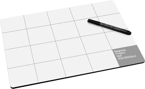 Vista 8 de SHOWPIN Alfombrilla magnética profesional para proyectos: parte trasera