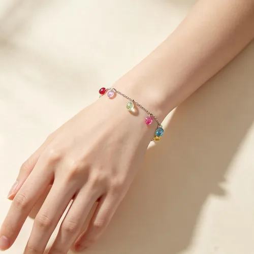 Vista 3 de Tobillera para mujer, cadena de acero inoxidable, pulsera de tobillo para playa, joyería ajustable