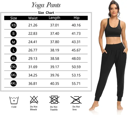 Vista 6 de DIBAOLONG - Pantalones deportivos holgados para mujer, para entrenamiento, yoga o descanso, cómodos, con bolsillos