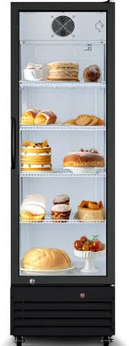 Vista 9 de BODEGA BODEGACOOLER - Refrigerador comercial de bebidas de 9 pies cúbicos con puerta de cristal, refrigeradores de bebidas para exhibición