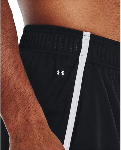 Vista 6 de Under Armour Pantalones cortos de malla Project Rock Disrupt para hombre, color negro