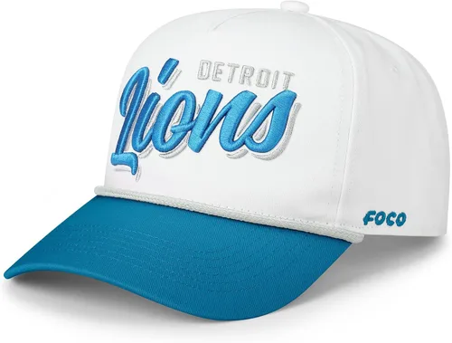 Vista 32 de FOCO Gorra con logotipo del equipo de la NFL para hombre con script Monty