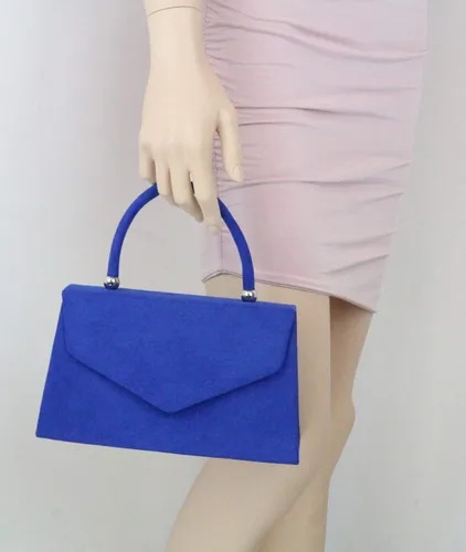 Vista 6 de Girly HandBags Bolso de mano de gamuza sintética con asa superior para mujer