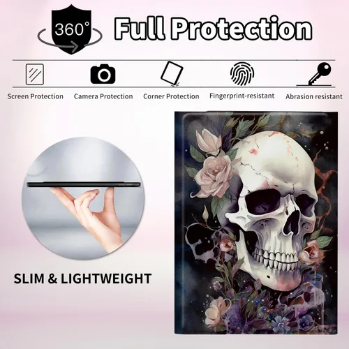 Vista 3 de Funda para Samsung Galaxy Tab S6 Lite 2022/2020 Teclado inalámbrico desmontable y cubierta de cuero PU Funda protectora para tableta para Samsung