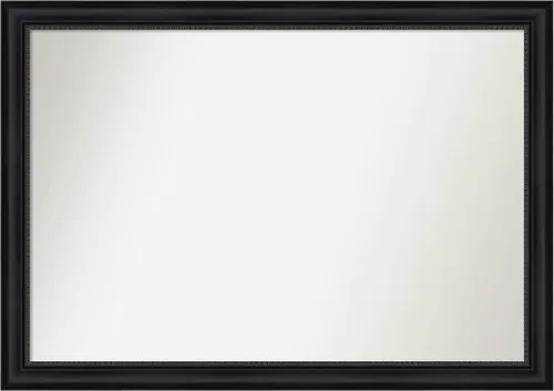Vista 267 de Amanti Art Espejo personalizado, espejo de baño negro Astor, espejo de pared o espejo de tocador de baño sobre el fregadero (25 x 25 pulgadas)