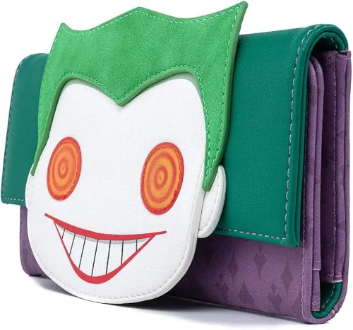 Vista 2 de DC Joker Eyes - POP by Loungefly Wallet