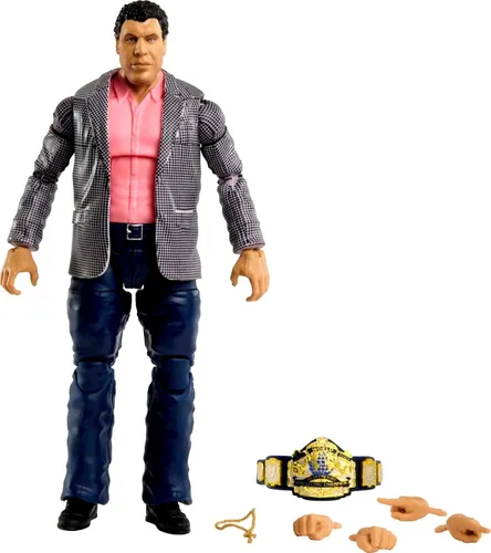 Vista 7 de Mattel WWE "Stunning" Steve Austin Elite Collection Figura de acción con accesorios, articulación y detalles realistas, 6 pulgadas