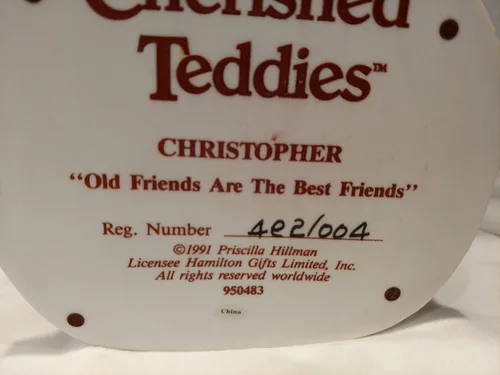 Vista 5 de Cariñosos peluches "Christopher": los viejos amigos son los mejores amigos