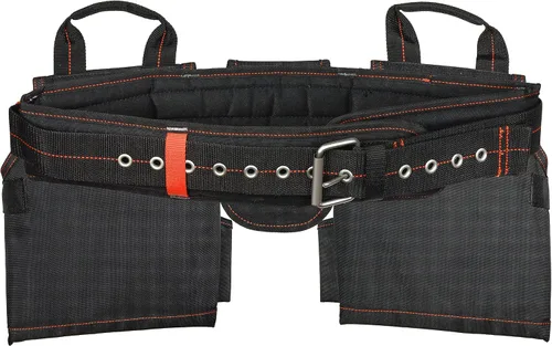 Vista 3 de Hultafors Work Gear HT5640 Deluxe - Delantal combinado de carpintero, cinturón de herramientas de poliéster balístico resistente, bolsillos