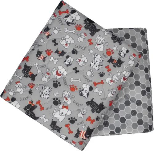 Vista 14 de Caldwell's Pet Supply Co. Almohadillas para orinal de 18 x 24 pulgadas, almohadillas lavables para orina para perros, tapete reutilizable para orina