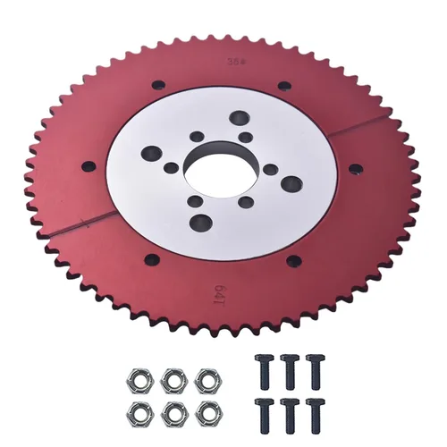 Vista 16 de Piñón dividido universal de cadena 35 de 53T con adaptador para Predator 212cc 196cc 79cc Go Kart Mini Bike CT200U-EX CT200U BT200X CT100U MB200