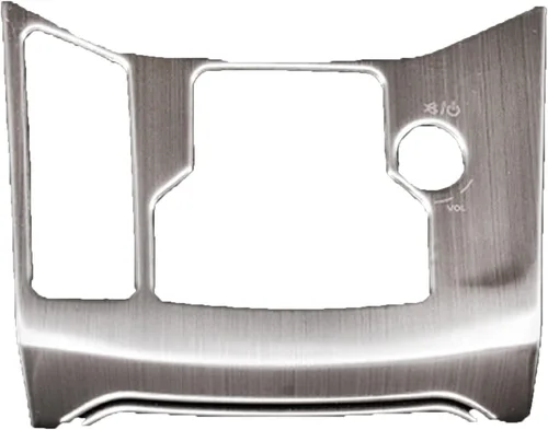 Vista 3 de Adhesivo decorativo de acero inoxidable para Mazda CX-5 2017 2018 2019 2020 2021 2022 LHD (negro cepillado)