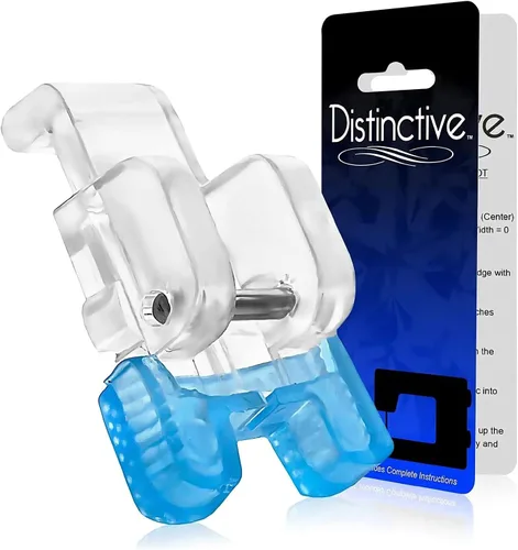 Vista 13 de Distinctive 1 – 4 (cuarto de pulgada) Quilting máquina de coser prensatelas para guía de borde con – Compatible con todos los vástagos Snap-On