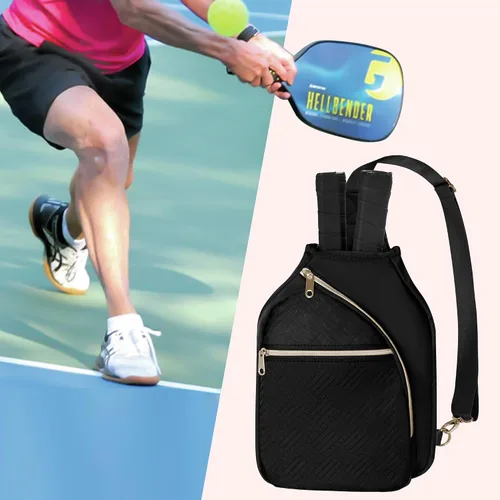 Vista 7 de Bolsa de pickleball para mujer - Bolsa de paleta con diseño de patente