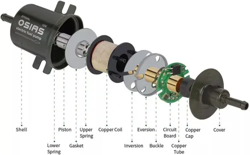 Vista 9 de presión baja en línea diesel eléctrica diesel HEP02A E8012S 4-7PSI de la bomba de combustible 12V