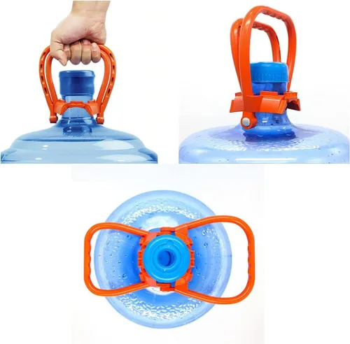 Vista 4 de Mango ergonómico avanzado para botella de agua de 5 galones, apto para tapas de botellas de agua de 5 galones, mango de botella de agua potable