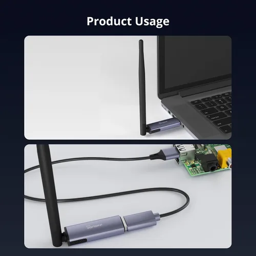 Vista 4 de SONOFF Zigbee 3.0 USB Dongle Plus MG24, Puerta de enlace Zigbee con EFR32MG24, Stick USB de Thread y Zigbee, Controlador Zigbee para Home Assistant