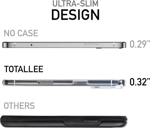 Vista 2 de totallee - Funda delgada para iPhone 13 Pro, cubierta ultradelgada y minimalista para iPhone 13 Pro Max (2021) de Apple (transparente)