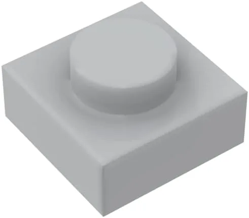 Vista 3 de Bloque de placa clásico a granel de 1 x 1, placa de construcción negra de 100 piezas, compatible con piezas y piezas 3024, 100% compatible con todas