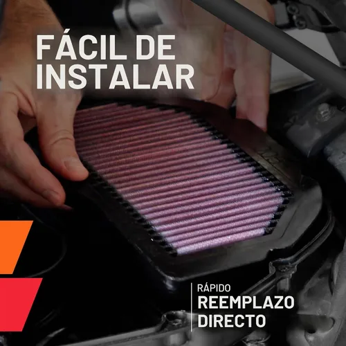 Vista 5 de K&N KA-9006 Repuesto de filtro de aire de alto rendimiento para Kawasaki