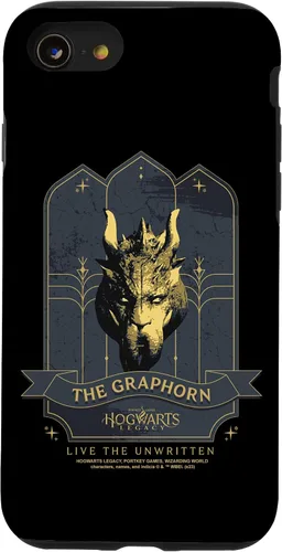 Vista 13 de Funda para iPhone 14 Hogwarts Legacy The Graphorn Golden Logo V2