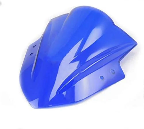 Vista 7 de Parabrisas de doble burbuja para Kawasaki Ninja 300 EX300R 300R 2013-2017 (negro)