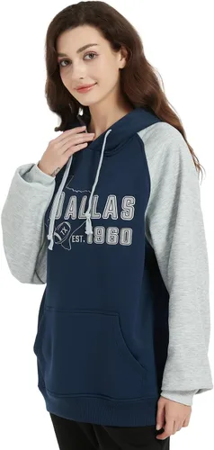 Vista 7 de RZUO Men Women Unisex City Classic Football Embroidery Sweatshirt Apparel Pullover Hoodie