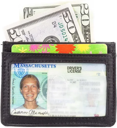 Vista 3 de Big Skinny Mini billetera delgada para tarjetas delgadas, con capacidad para hasta 12 tarjetas