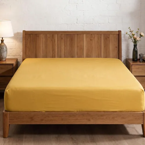 Vista 82 de Sábana bajera ajustable de lujo suave de 600 hilos, 100% algodón egipcio, sábana bajera ajustable individual con elástico alrededor, se adapta a