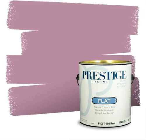 Vista 327 de Prestige Paints Pintura exterior e imprimación en uno, 1 galón, plano, coincidencia comparable de Valspar* Amber Rose*