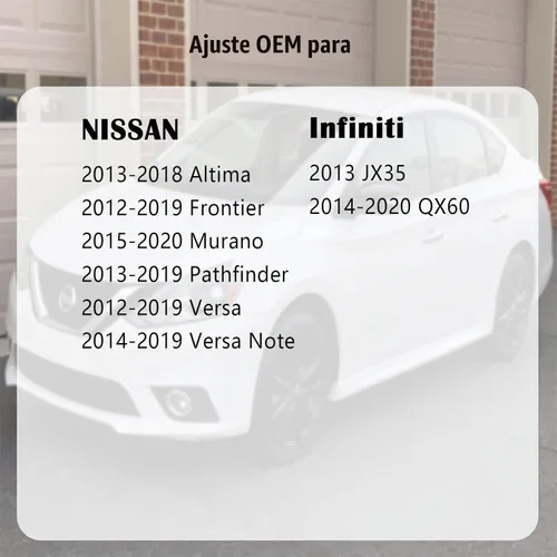 Vista 2 de Tapa de gasolina Tapa de combustible para Nissan Infiniti, Altima 2013-2018, Murano 2015-2020, Versa 2012-2019, Versa Note 2014-2019, Frontier