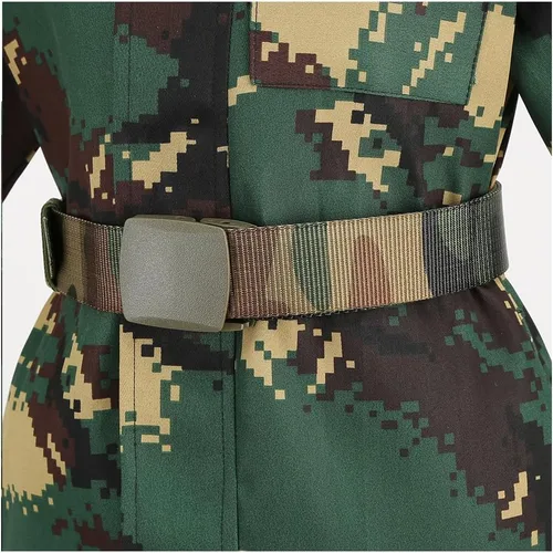 Vista 7 de yolsun Disfraz de soldado de combate de camuflaje para niños de lujo