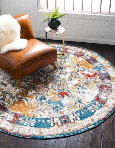 Vista 21 de Unique Loom - Alfombra estilo tradicional de Rosso Collection, Polipropileno