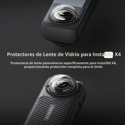 Vista 2 de Insta 360 X4 - Protector de pantalla para Insta360 X4 X 4 9H, película de vidrio templado duro, antiarañazos, sin burbujas