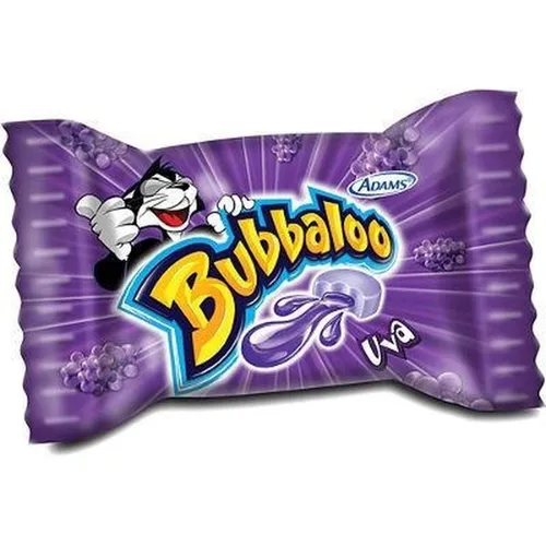 Vista 2 de Bubbaloo Chicle Sabor Uva Sabor Uva 10.58 oz (60 cts)