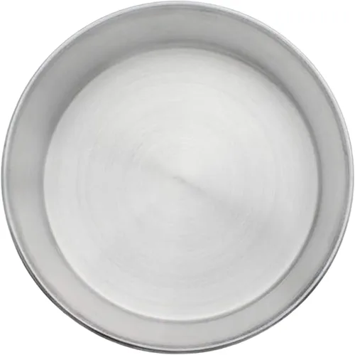 Vista 3 de TrueCraftware - Bandeja de aluminio para hornear pasteles de 6 x 2 pulgadas, de 0.04 in, utensilios para hornear para tartas, pizza, capa