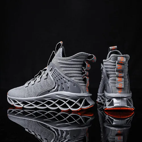 Vista 6 de Zapatos deportivos cómodos para correr para hombre, cómodos, atléticos, para caminar y caminar, a la moda, tenis