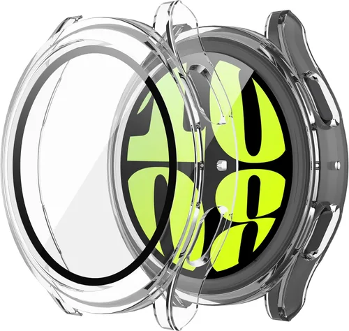 Vista 20 de Misxi - Juego de 2 fundas rígidas de policarbonato con protector de pantalla para Samsung Galaxy Watch 5 Galaxy Watch 4 de 40 mm, funda ultradelgada