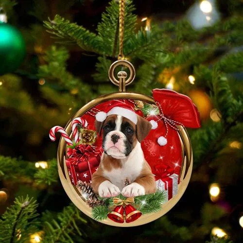 Vista 35 de Nazenti Adorno personalizado de bola de Navidad de pastor australiano – Adorno de perro personalizado para amantes de las mascotas, colgante