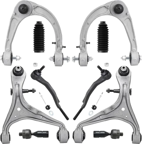 Vista 116 de Detroit Axle - Kit de suspensión delantera de 10 piezas para Chevrolet Trailblazer GMC Envoy 2004-2007 2005 2006 Soportes de brazo de control