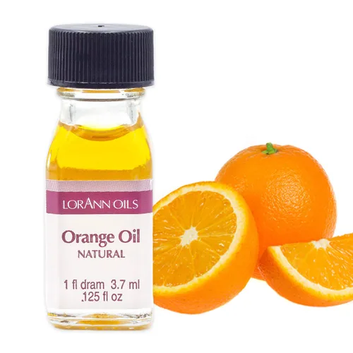 Vista 2 de LorAnn Aceite de Naranja SS, Sabor Natural, 1 botella de dram (0.0125 fl oz - 0.1 fl oz - 1 cucharadita)