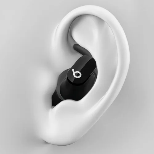 Vista 2 de Zotech 3 pares de ganchos antideslizantes de silicona para auriculares Beats Studio [no se ajustan en la funda] (negro)