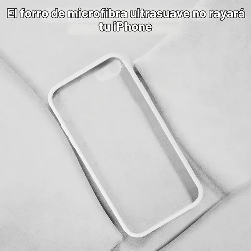 Vista 6 de Vooii Funda para iPhone SE 2022/3rd/2020, iPhone 8/7, silicona líquida mejorada con [bordes planos] [protección de cámara]