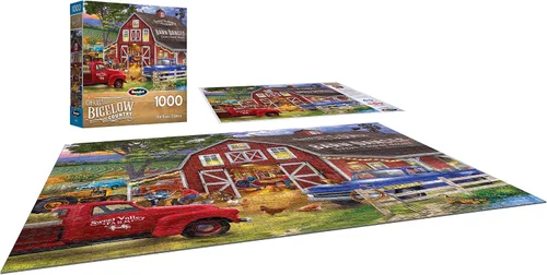 Vista 3 de RoseArt - Chris Bigelow - The Barn Dance - Rompecabezas de 1000 piezas para adultos