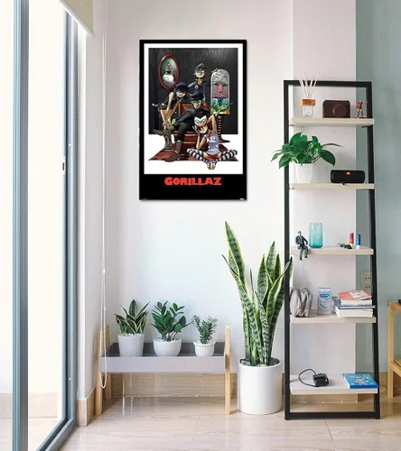 Vista 4 de Póster de música de Gorillaz (Plastic Beach/Retrato Familiar) (Tamaño: 24" x 36")